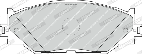 Brake Pad Set, disc brake PREMIER ECO FRICTION FDB1936