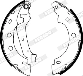 Brake Shoe Set PREMIER FSB583
