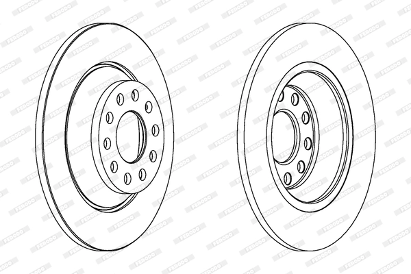 Brake Disc PREMIER DDF1307C