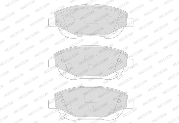 Brake Pad Set, disc brake PREMIER FDB4824