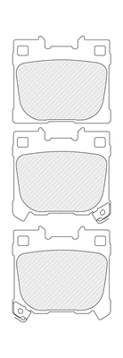 Brake Pad Set, disc brake PREMIER ECO FRICTION FDB5262