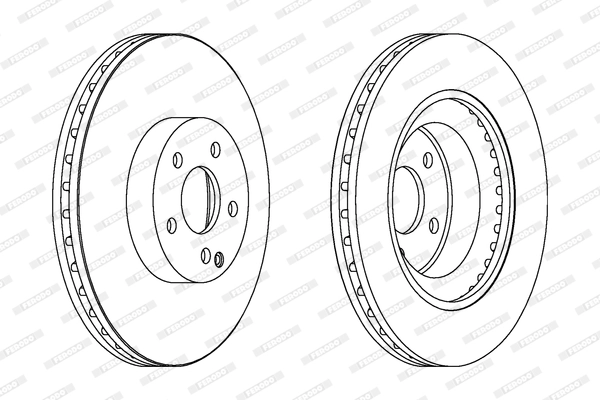 Brake Disc PREMIER Coat+ disc DDF1595C-1