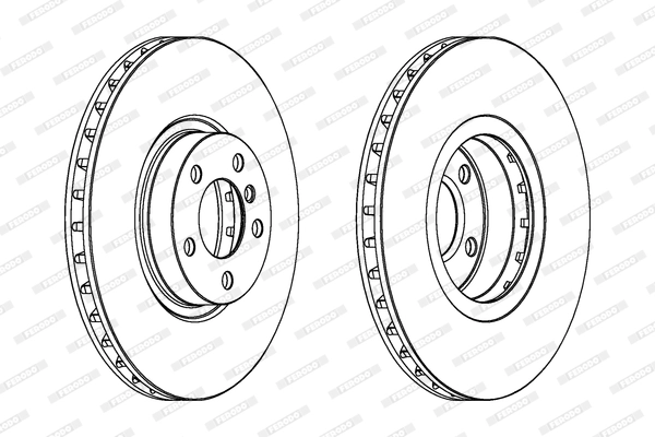 Brake Disc PREMIER Coat+ disc DDF1713C-1