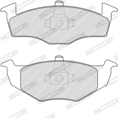 Brake Pad Set, disc brake PREMIER ECO FRICTION FDB1288