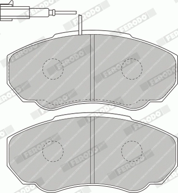 Brake Pad Set, disc brake PREMIER ECO FRICTION FVR1478