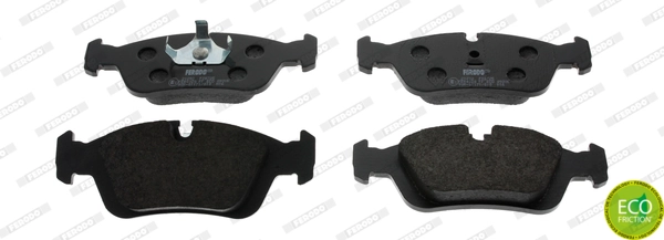 Brake Pad Set, disc brake PREMIER ECO FRICTION FDB725