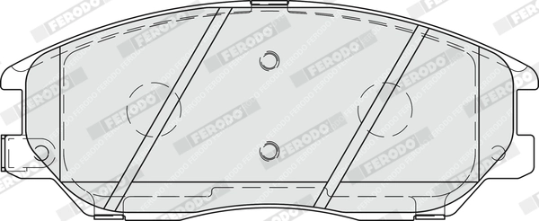 Brake Pad Set, disc brake PREMIER ECO FRICTION FDB1999
