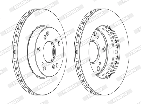 Brake Disc PREMIER DDF1939C