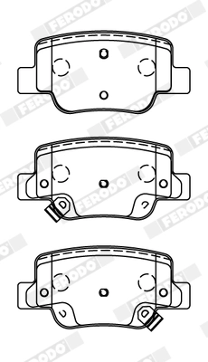 Brake Pad Set, disc brake PREMIER ECO FRICTION FDB4275