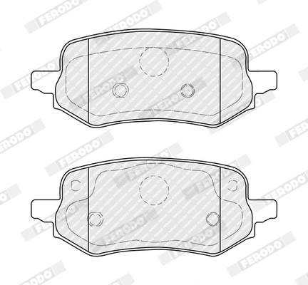 Brake Pad Set, disc brake PREMIER ECO FRICTION FDB5371