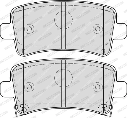 Brake Pad Set, disc brake PREMIER FDB4252