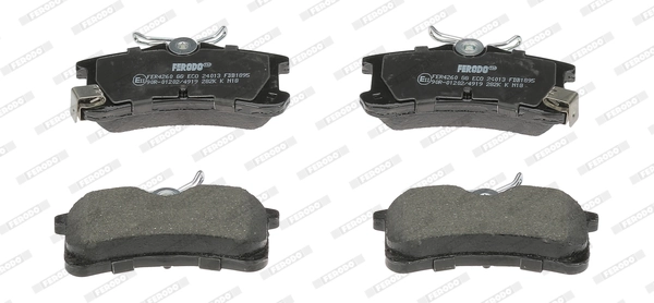 Brake Pad Set, disc brake PREMIER ECO FRICTION FDB1895