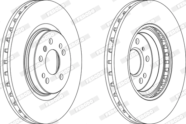 Brake Disc PREMIER Coat+ disc DDF1533C-1