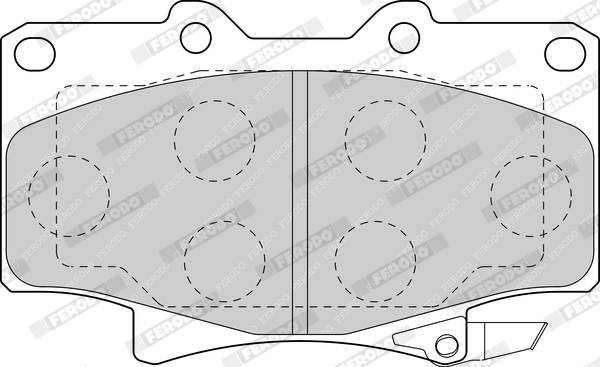 Brake Pad Set, disc brake PREMIER ECO FRICTION FDB1502