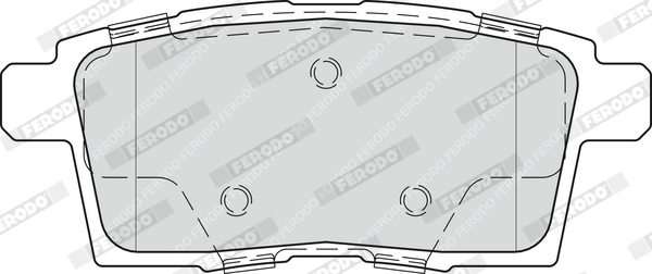 Brake Pad Set, disc brake PREMIER FDB4366