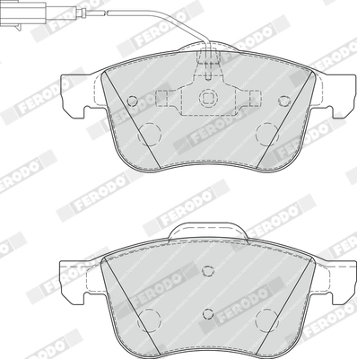 Brake Pad Set, disc brake PREMIER ECO FRICTION FDB1805