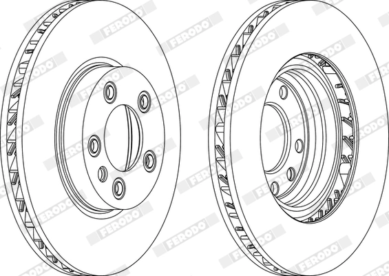 Brake Disc PREMIER DDF1591RC-1