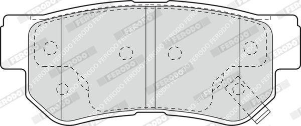 Brake Pad Set, disc brake PREMIER ECO FRICTION FDB1606