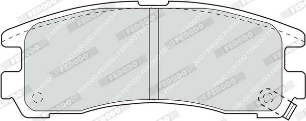 Brake Pad Set, disc brake PREMIER ECO FRICTION FDB803