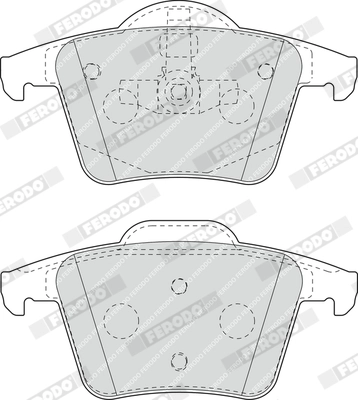 Brake Pad Set, disc brake PREMIER ECO FRICTION FDB1632