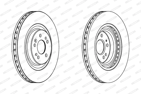 Brake Disc PREMIER DDF1085C-1