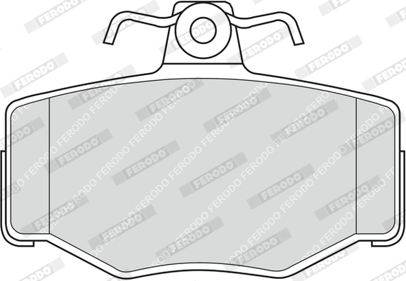 Brake Pad Set, disc brake PREMIER ECO FRICTION FDB707