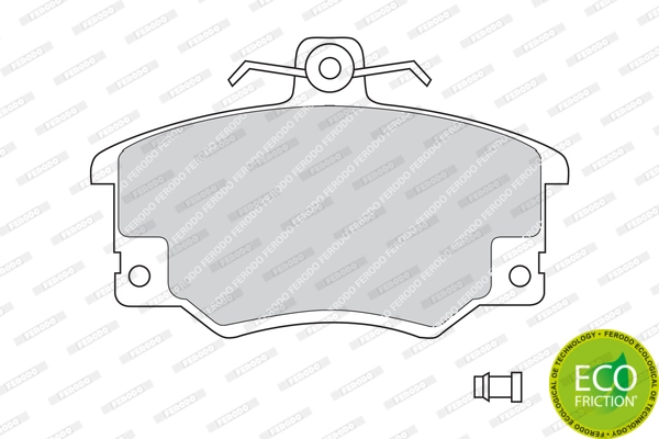 Brake Pad Set, disc brake PREMIER ECO FRICTION FDB370
