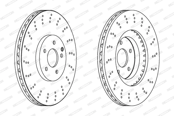 Brake Disc PREMIER DDF1650C-1