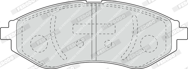 Brake Pad Set, disc brake PREMIER ECO FRICTION FDB1699