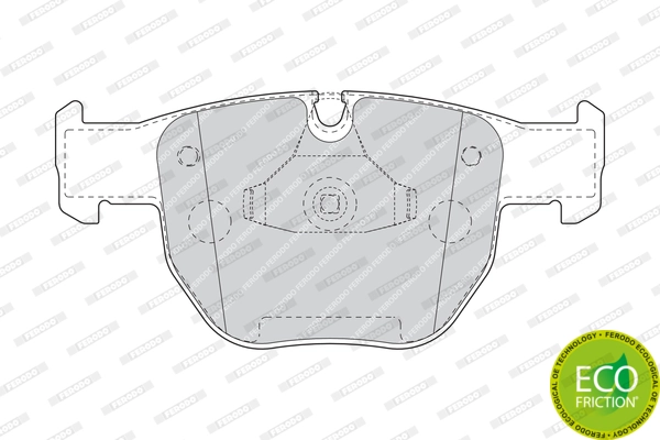 Brake Pad Set, disc brake PREMIER ECO FRICTION FDB1597