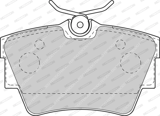 Brake Pad Set, disc brake PREMIER ECO FRICTION FVR1516
