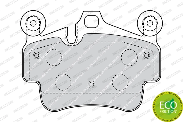Brake Pad Set, disc brake PREMIER ECO FRICTION FDB4330