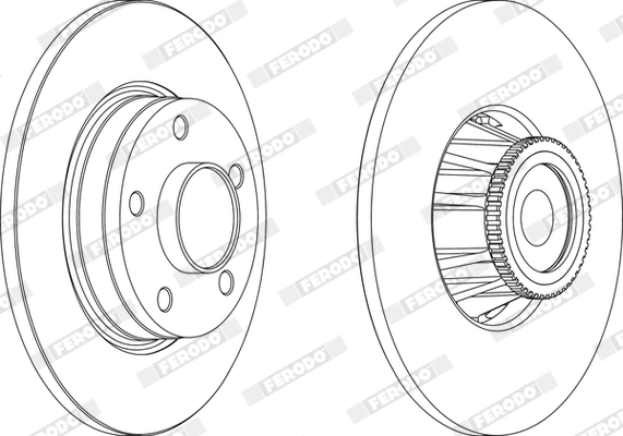 Brake Disc PREMIER DDF1623-1