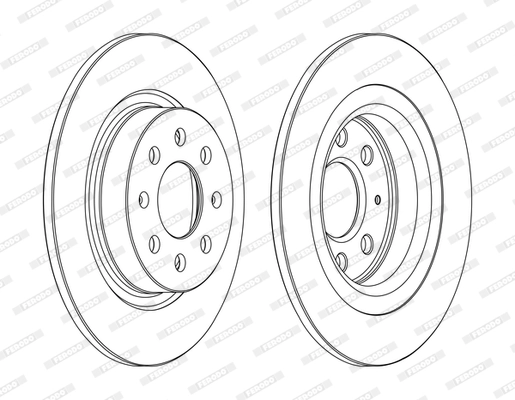 Brake Disc PREMIER DDF1299C