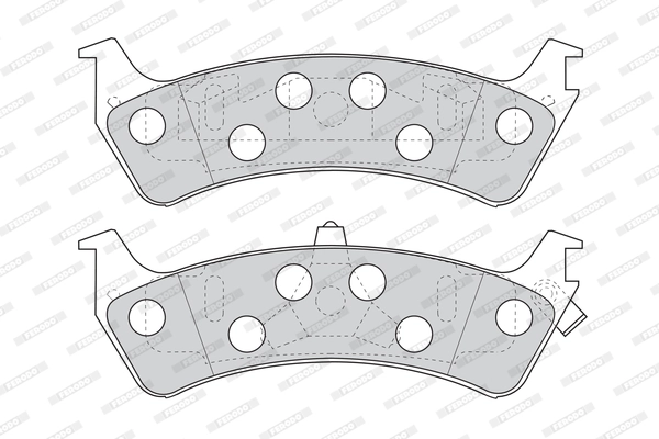 Brake Pad Set, disc brake PREMIER FDB1130
