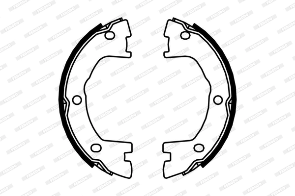 Brake Shoe Set, parking brake PREMIER FSB685