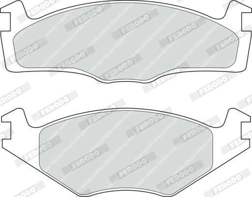 Brake Pad Set, disc brake PREMIER ECO FRICTION FDB392