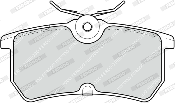 Brake Pad Set, disc brake PREMIER ECO FRICTION FDB1319