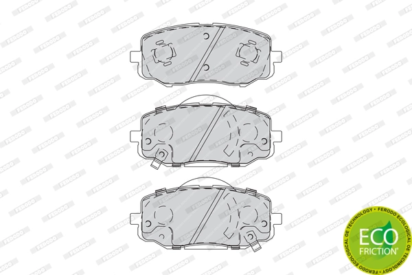Brake Pad Set, disc brake PREMIER ECO FRICTION FDB4234