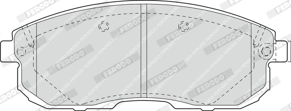 Brake Pad Set, disc brake PREMIER FDB1559