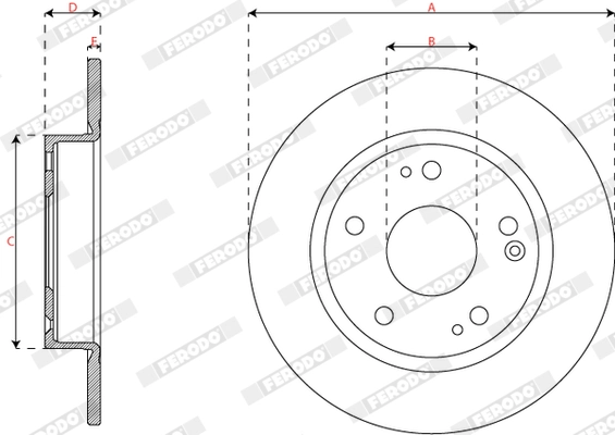 Brake Disc PREMIER DDF3179C