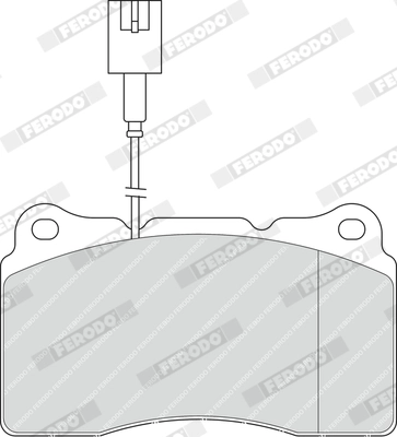 Brake Pad Set, disc brake PREMIER ECO FRICTION FDB1334