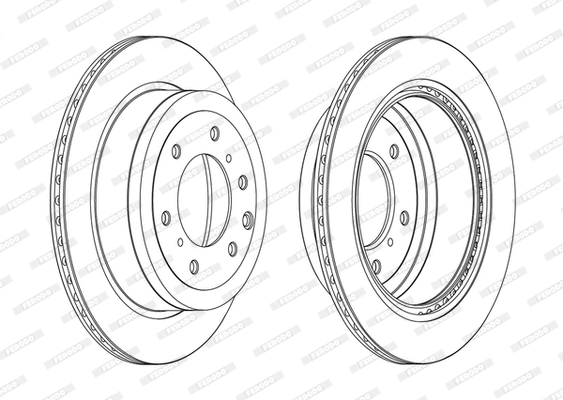 Brake Disc PREMIER DDF1965C