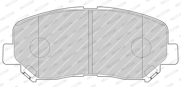 Brake Pad Set, disc brake PREMIER FDB4357