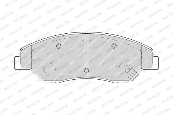 Brake Pad Set, disc brake PREMIER FDB1536