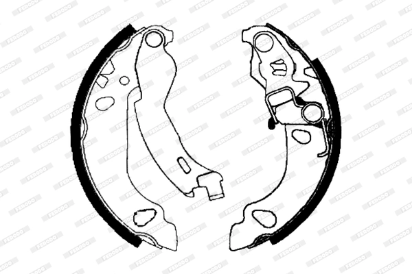 Brake Shoe Set PREMIER FSB655