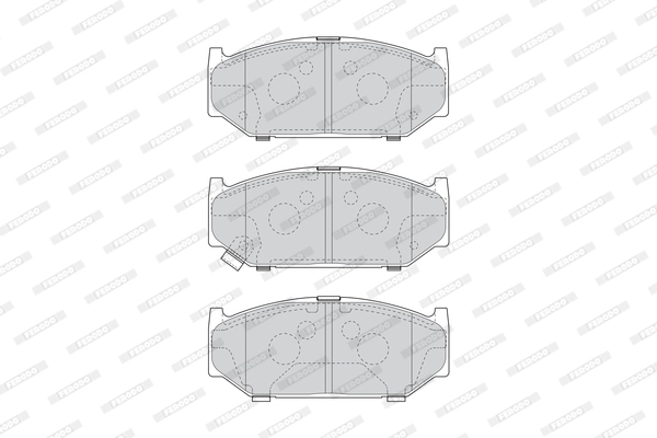 FERODO FDB4705 Brake Pad Set, disc brake