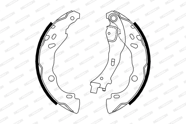 Brake Shoe Set PREMIER FSB657