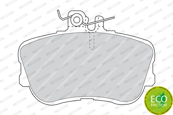 Brake Pad Set, disc brake PREMIER ECO FRICTION FDB854