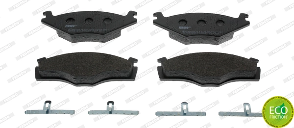 Brake Pad Set, disc brake PREMIER ECO FRICTION FDB419